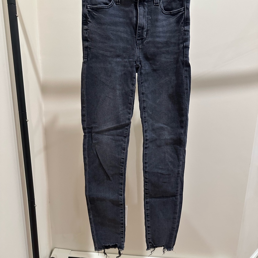 American Eagle Outfitters Dark Gray Ankle Jeans